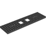 Lego základna pro vlak 6x24, černá (4594770)